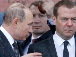 kremlin deploys nuclear threats war nostalgia spook western capitals silence russian deputy chairman security council dmitry medvedev (right) president vladimir putin (left) commentsua report 31 institute study (isw) outlined how