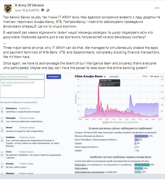 IT army ukrainian hackers