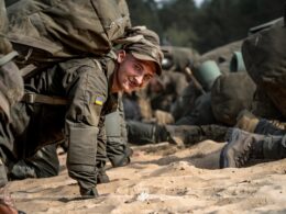 soldier from Azov brigade