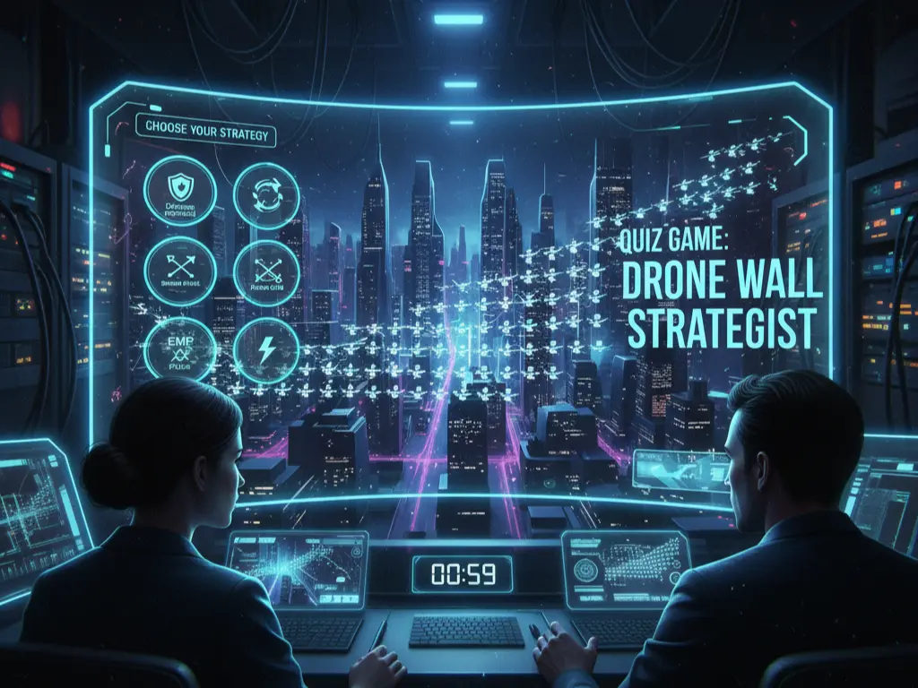 Quiz Game: Drone wall strategist