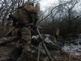 ukraine extradites russian soldier lithuania over war crimes against lithuanian citizen · post marine caspian flotilla fires 120 mm mortar defense ministry rusnia accused torturing occupied has been extradited first