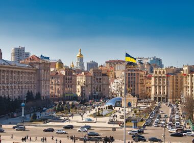 maidan nezalezhnosti/independence square in kyiv