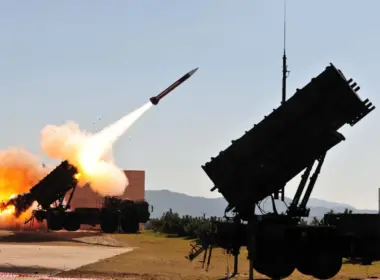 A Patriot air defense missile launcher. Photo: South Korean defense ministry.