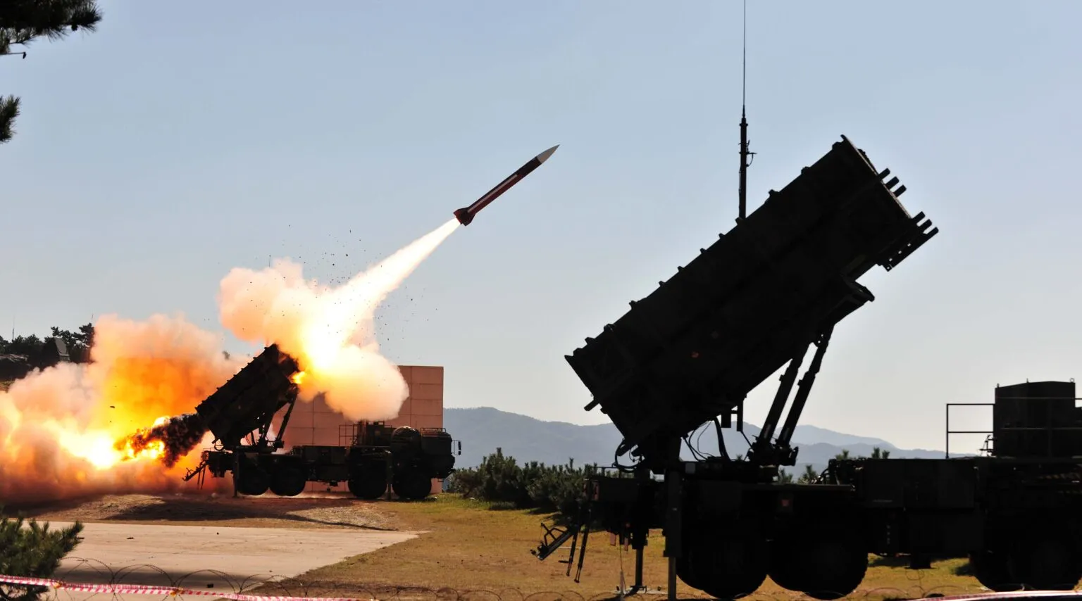 A Patriot air defense missile launcher. Photo: South Korean defense ministry.