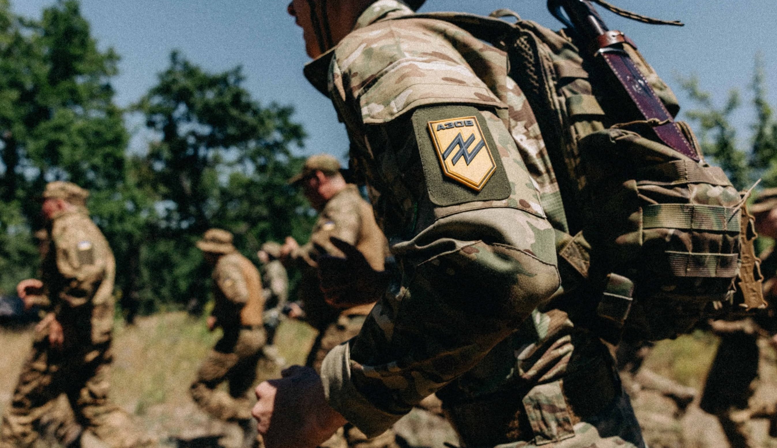 1st Azov Corps in training.