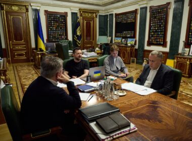 Ukrainian President Volodymyr Zelenskyy during a phone call with German Chancellor Friedrich Merz, 12 October 2026. Photo: Volodymyr Zelenskyy/X