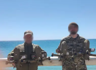 Interceptor drones funded by Norwegian nonprofit Fritt Ukraina to Ukrainian forces to help counter Russian attack drones near the Black Sea ports. Photo: Fritt Ukraina / Come Back Alive